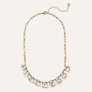 NWT Loft Gold and Crystal Short Necklace